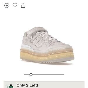 Adidas Triple Platforum Lo in Crystal White